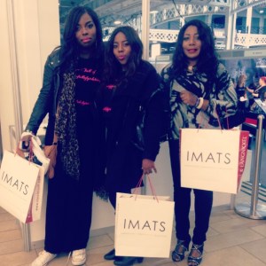 End of Day Me, Makeup Mole and my fabulous mum with all our shopping bags. Had a lovely day xx 